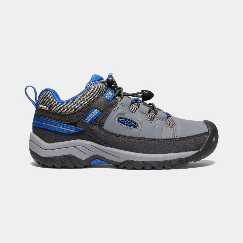 Zapatos Trekking Keen Targhee Waterproof Para Niños Grises/Azules - Zapatos Keen Mexico (825193-TWE)